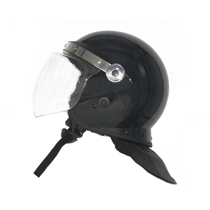 Police Safety Anti Riot Helmet With Visor